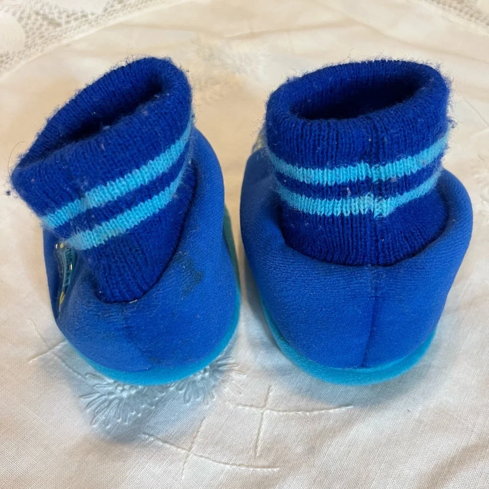 Vintage Toddler Thomas the Train Tank Engine Slippers Size 5-6